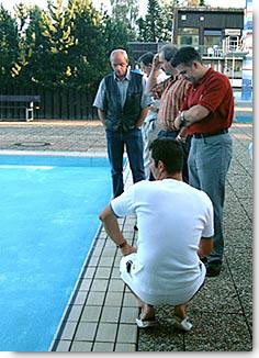 Das Planschbecken soll kindgerecht umgebaut werden